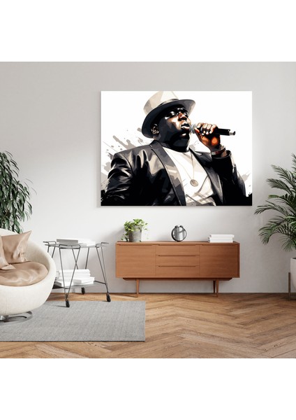 Ünlü Büyük Kanvas Tablo - Ünlü Büyük, Kanvas Tablo, Duvar Dekorasyonu, Hip Hop Sanatı, 30X30 modelleri