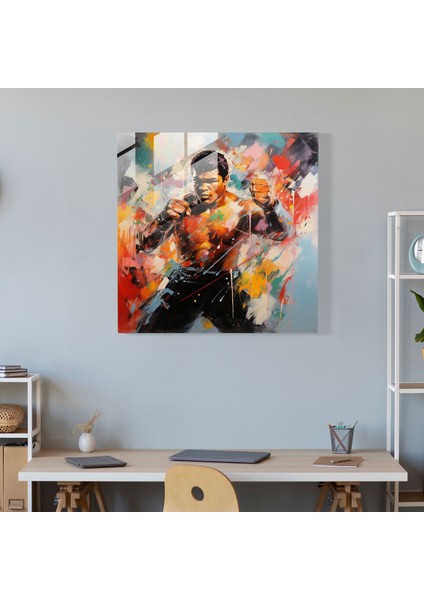 Muhammed Ali Cam Baskı - Muhammed Ali, Karizmatik, Cam Sanatı, Muhammed Ali, 30X30 fiyatları