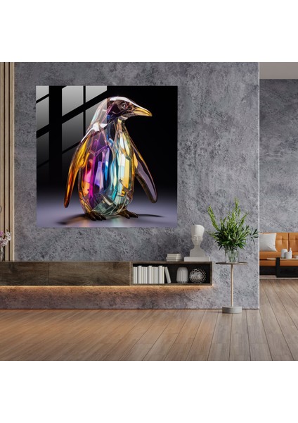 Çağdaş Cam Sanatı - Yarı Saydam Penguen - Penguen, Başyapıt, Elegance, Cam Sanatı, 30X30 modelleri