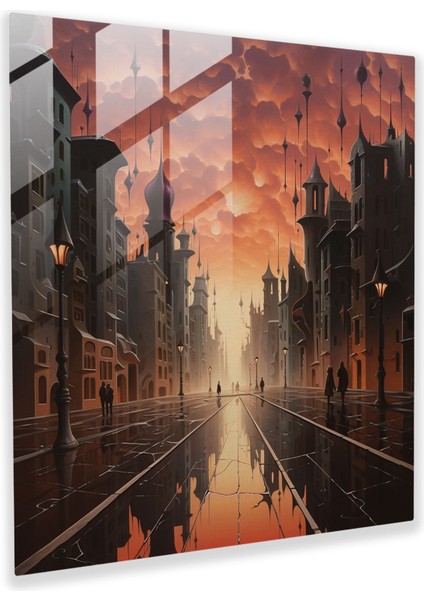 Nighthawks Cam Sanatı - Nighthawks, Modern Sanat, Immerse, Olağanüstü, 30X30