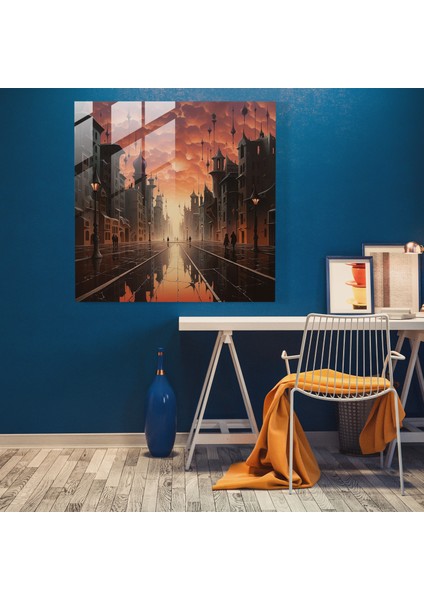 Nighthawks Cam Sanatı - Nighthawks, Modern Sanat, Immerse, Olağanüstü, 30X30 fiyatları