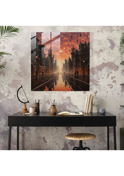 Nighthawks Cam Sanatı - Nighthawks, Modern Sanat, Immerse, Olağanüstü, 30X30 modelleri