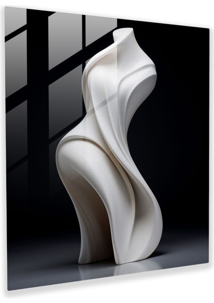 Mermer Cam Sanatı - Zarif Kadın Figürü - Mermer, Cam Sanatı, Mermer, Ev Dekorasyonu, 30X30