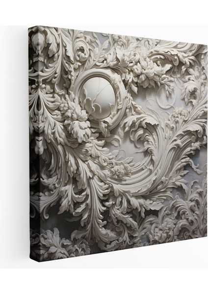 Mermer Başyapıt Kanvas Tablo - Mermer, Fotogerçekçi Resim, Duvar Dekorasyonu, Kanvas Tablo, 30X30