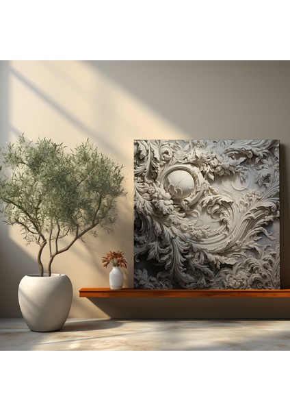 Mermer Başyapıt Kanvas Tablo - Mermer, Fotogerçekçi Resim, Duvar Dekorasyonu, Kanvas Tablo, 30X30 modelleri
