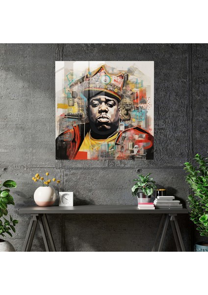 Ünlü Büyük Ev Dekorasyonu - Ünlü Büyük, Müzik, Karışık Teknik Kolaj, Modern Sanat, 30X30 fiyatları