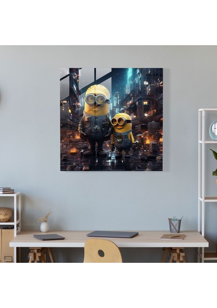 Minyonlar Cam Baskı - Minyonlar, Sevimlilik, Teknoloji, Cam Baskı, 30X30 fiyatları