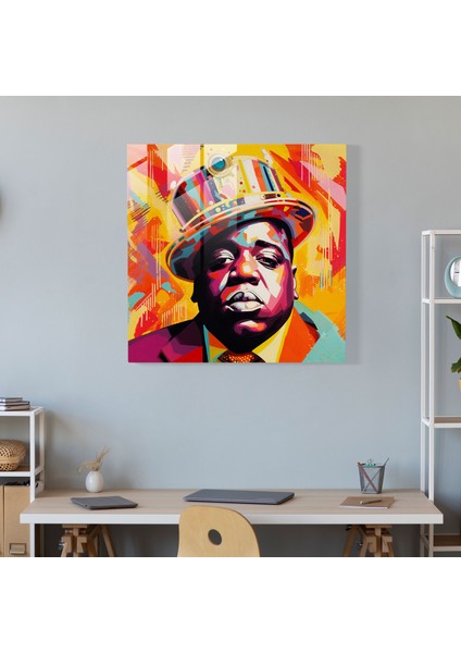 Ünlü Büyük Ev Dekorasyonu - Ünlü Büyük, Cam Sanatı, Pop Art Portre, Modern Sanat, 30X30 fiyatları