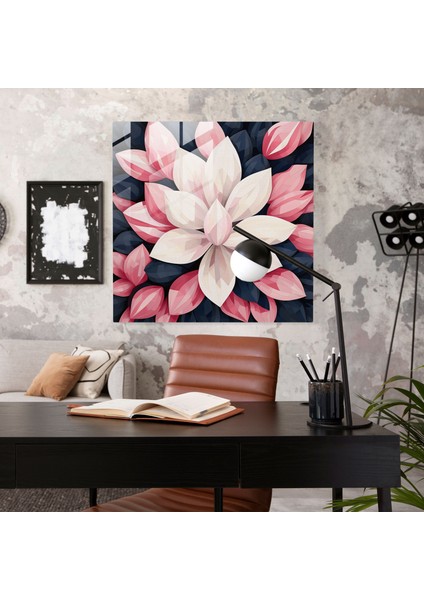 Modern Manolya Cam Baskı - Manolya, Ev Dekorasyonu, Cam Sanatı, Duvar Dekorasyonu, 30X30 fiyatları
