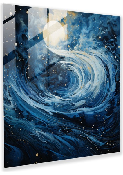 Gece Yarısı Rüyaları Cam Baskı - Gece Yarısı, Gece Yarısı, Cam Baskı, Modern Sanat, 30X30