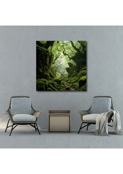 Yosun Kanvas Tablo - Yosun, Kanvas Tablo, Yosun, Duvar Tablosu, 30X30 modelleri