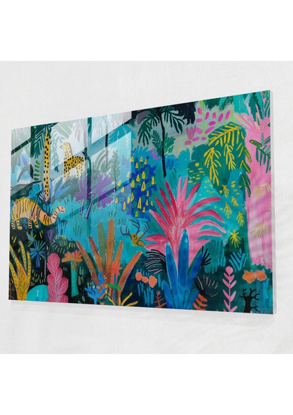 Henri Matisse Ev Dekorasyonu - Egzotik Orman Sahnesi - Henri Matisse, Henri Matisse, Ev Dekorasyonu, Cam Sanatı, 45X30