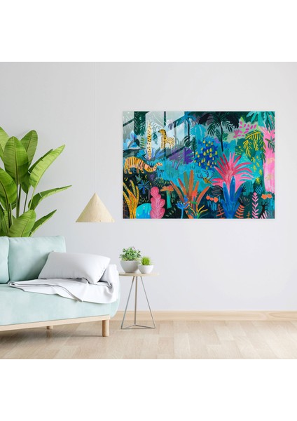 Henri Matisse Ev Dekorasyonu - Egzotik Orman Sahnesi - Henri Matisse, Henri Matisse, Ev Dekorasyonu, Cam Sanatı, 45X30 fiyatları