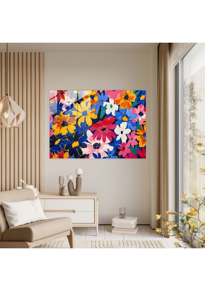 Canlı Çiçek Henri Matisse Cam Duvar Tablosu - Henri Matisse, Cam Duvar Sanatı, Duvar Dekorasyonu, Cam Sanatı, 45X30