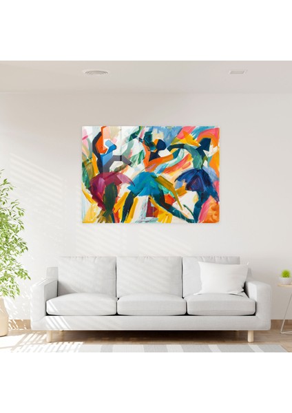 Henri Matisse Cam Baskı: Dinamik Figürler - Henri Matisse, Cam Duvar Sanatı, Cam Baskı, Henri Matisse, 45X30