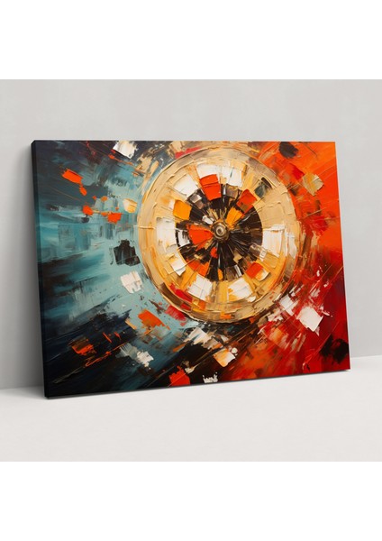 Gamble Impasto Kanvas Tablo - Gamble, Kanvas Tablo, Kalın Fırça Darbeleri, Geleneksel Teknikler, 50X30