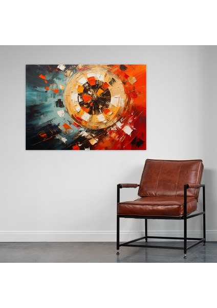 Gamble Impasto Kanvas Tablo - Gamble, Kanvas Tablo, Kalın Fırça Darbeleri, Geleneksel Teknikler, 50X30 fiyatları