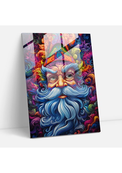 Psychedelic Gnome Cam Baskı - Gnome, Büyüleyici, Gnome, Duvar Dekorasyonu, 30X45