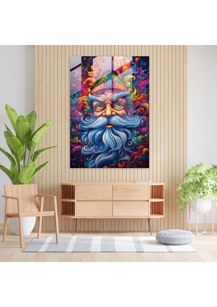 Psychedelic Gnome Cam Baskı - Gnome, Büyüleyici, Gnome, Duvar Dekorasyonu, 30X45