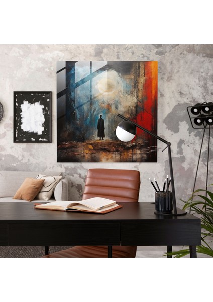 Aydınlanmaya Giden Yol - Cam Duvar Sanatı - Manevi, Ev Dekorasyonu, Duvar Dekorasyonu, Cam Sanatı, 30X30 fiyatları