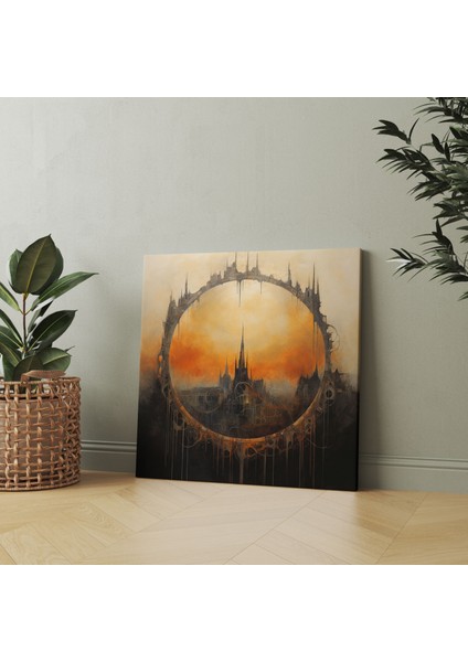 Yüzüklerin Efendisi Duvar Tablosu - Geometrik Tek Yüzük - Yüzüklerin Efendisi, Duvar Sanatı, Sanatı, Tek Yüzük, 30X30 fiyatları