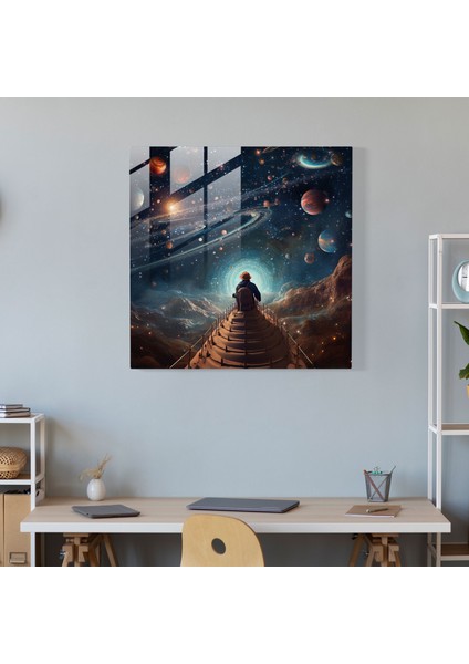 Yıldız Haritası - Göksel Yolculuk - Yıldız Haritası, Yıldız Haritası, Cam Baskı, Cam Tablo, 30X30 fiyatları