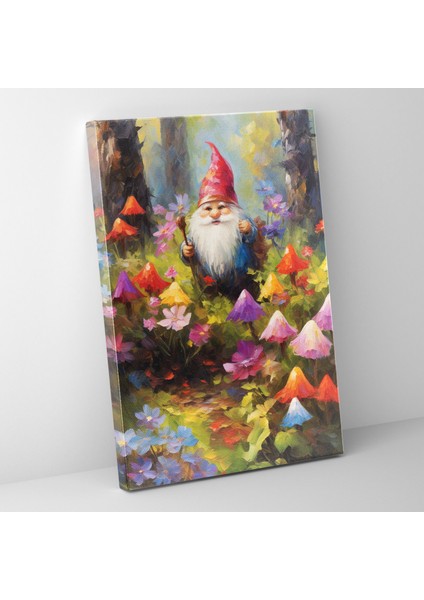 Gnome Kanvas Tablo - Empresyonist Yağlıboya Tablo Duvar Sanatı - Gnome, Kanvas Tablo, Empresyonist, Kanvas Tablo, 30X50