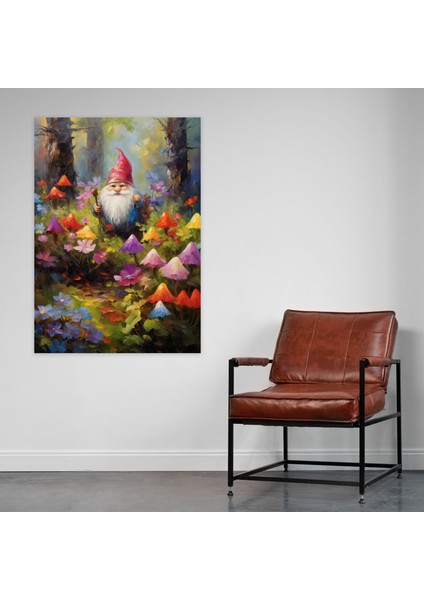 Gnome Kanvas Tablo - Empresyonist Yağlıboya Tablo Duvar Sanatı - Gnome, Kanvas Tablo, Empresyonist, Kanvas Tablo, 30X50