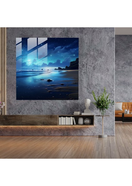 Yıldız Haritası - Samanyolu Serenity - Yıldız Haritası, Yıldız Haritası, Ev Dekorasyonu, Cam Sanatı, 30X30 modelleri