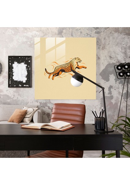 Yaban Hayatı Cam Duvar Sanatı - Yaban Hayatı, Minimalist Çizgi Sanatı, Cam Baskı, Büyüleyici Yaban Hayatı Cam Sanatı, 30X30 fiyatları