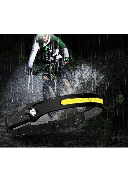 Predators Kafa Feneri Wave Teknoloıji Sensörlü Kafa Lambası Tepe Işığı Ultra Ergonomik Profosyonel