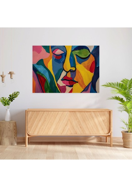 Akan Soyut Figür Henri Matisse Kanvas Tablo - Henri Matisse, Henri Matisse, Kanvas Tablo, Duvar Sanatı, 50X30