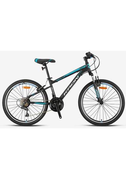 Vortex 4.0 - 24  Mtb - 14' - 21 Vites - V.b. - Mat Siyah-Gri/mavi