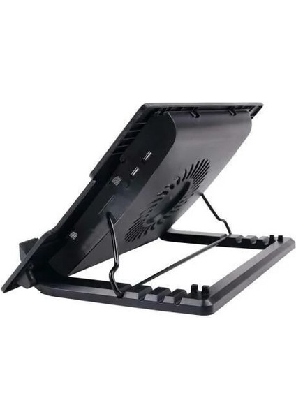 Notebook Standı + Soğutucu Mavi LED 9 " ve 17 "arası Uygun 5 Kademeli Sessiz