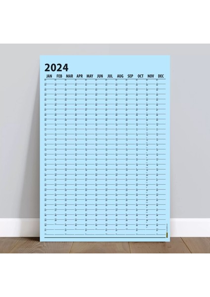 Mavi Renk 2025 Yıllık Planlama Takvim 2025 Yılı Duvar Takvimi Yıllık Planlayıcı Boyut 50 x 70 cm modelleri