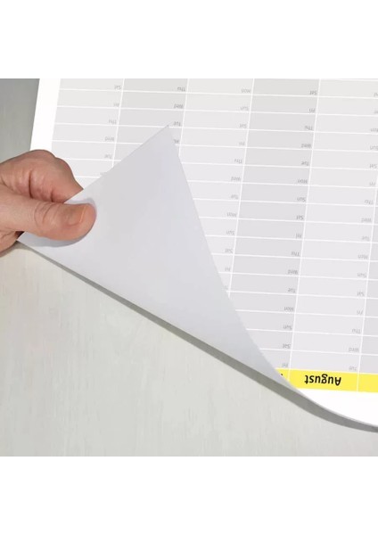 2025 Yıllık Planlayıcı Duvar Takvimi Sade Modern Fonksiyonel Tasarım Boyut 50 x 70 cm indirimleri