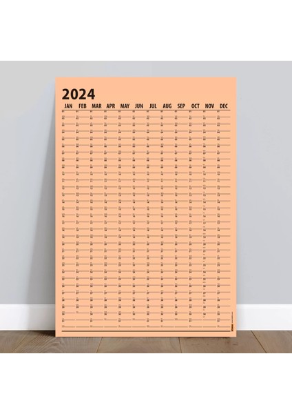 Yavruağzı 2025 Yıllık Planlama Takvim 2025 Yılı Duvar Takvimi Yıllık Planlayıcı Boyut 35 x 50 cm modelleri
