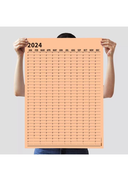 Yavruağzı 2025 Yıllık Planlama Takvim 2025 Yılı Duvar Takvimi Yıllık Planlayıcı Boyut 35 x 50 cm fırsatları