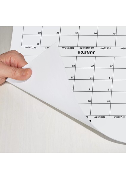Amerikan Standardı 2025 Yıllık Planlayıcı Takvim Pazar Başlangıç Takvim Duvar Takvimi Boyut 50 x 70 cm