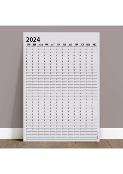 Gri Renk 2025 Yıllık Planlama Takvim 2025 Yılı Duvar Takvimi Yıllık Planlayıcı Boyut 35 x 50 cm fiyatları
