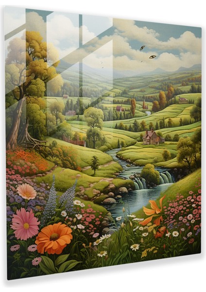 Sakin Doğa Vista Cam Baskı, 30X30