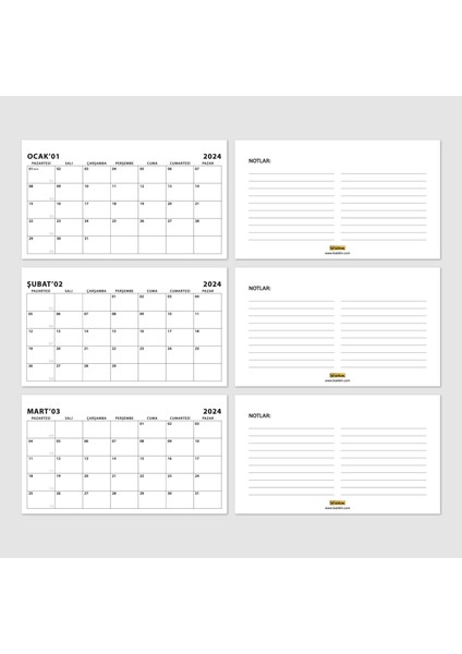 2025 Masa Takvimi Aylık Planlama 2025 Takvimi 2025 Desk Calendar Monthly Planning 2025 Calendar