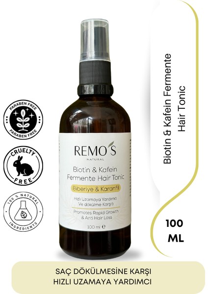 Biotin&kafein Saç Toniği Hızlı Uzayan Saçlar&dökülme Karşıtı