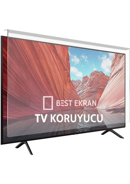 Best Ekran  Senna 65SNF9000U Tv Ekran Koruyucu - Senna 65" Inç Ekran Kırılmaz Koruma Camı Şeffaf