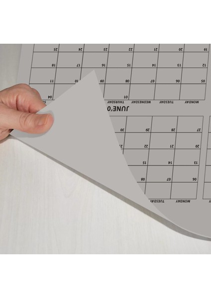 Gri 2025 Yıllık Planlama Takvim Yıllık Plan 2025 Aylık Planlama Duvar Takvimi Boyut 50 x 70 cm