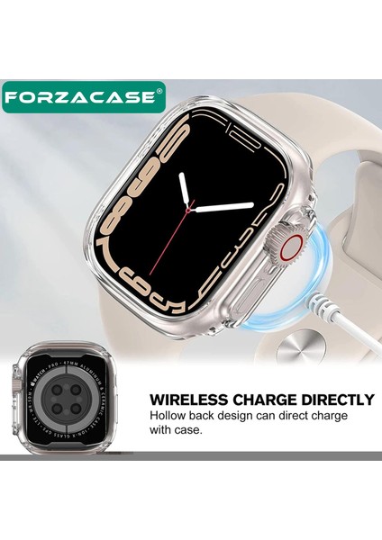 Apple Watch Ultra / Ultra 2 49MM Önü Açık Sert Plastik Kılıf + Ekran Koruma Filmi - FC624 fırsatları