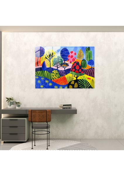 Henri Matisse Cam Sanatı - Henri Matisse, Henri Matisse, Cam Duvar Sanatı, Cam Baskı, 45X30