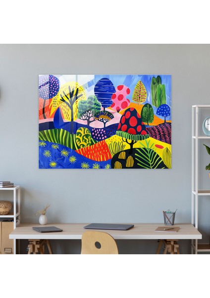 Henri Matisse Cam Sanatı - Henri Matisse, Henri Matisse, Cam Duvar Sanatı, Cam Baskı, 45X30