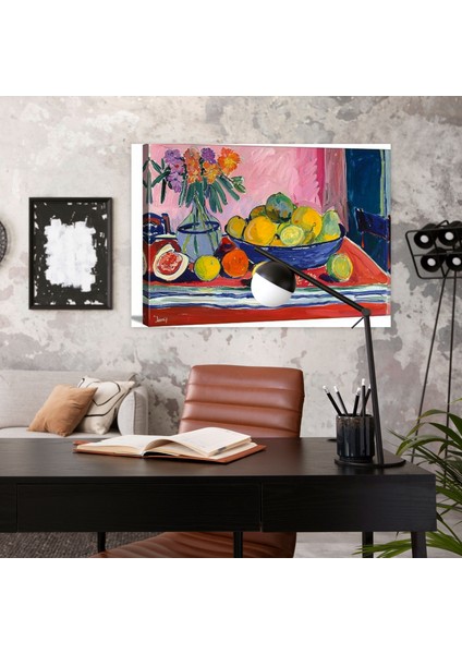 Henri Matisse Natürmort Kanvas Tablo - Henri Matisse, Duvar Sanatı, Duvar Dekorasyonu, Kanvas Tablo, 50X30