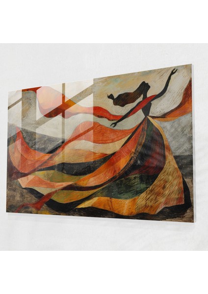 Henri Matisse Cam Duvar Sanatı - Dans Eden Kadın - Henri Matisse, Henri Matisse, Cam Duvar Sanatı, Ev Dekorasyonu, 45X30